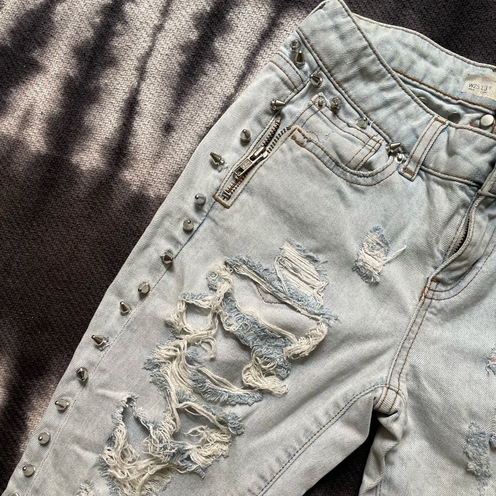 Topshop Studded Moto Denim (2010)